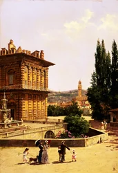 Beim Pitti-Palast, Florenz